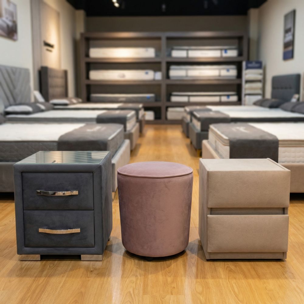 Фотографии За пределами кровати - как тумбы, комоды и пуфы создают идеальный интерьер спальни?