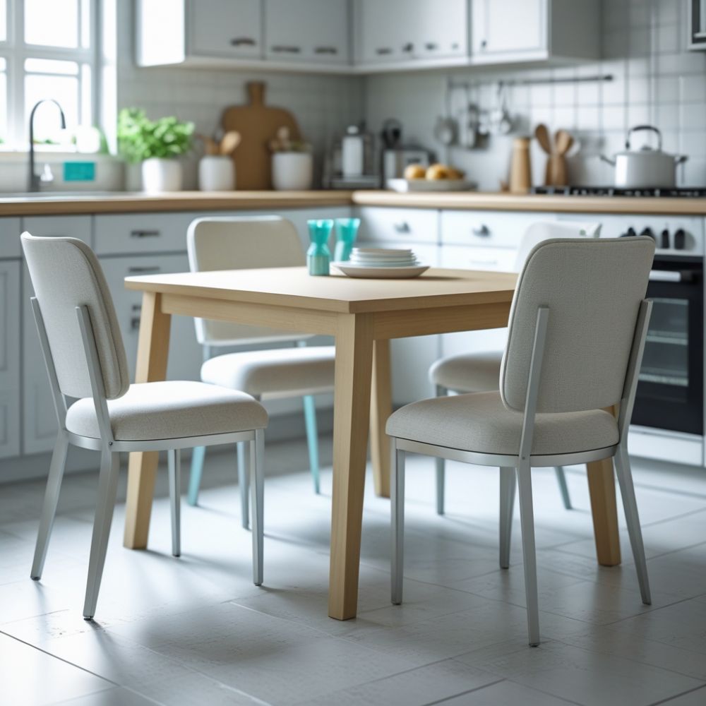 Фотографии Выбор идеальных кухонных стульев: ткань и модель 