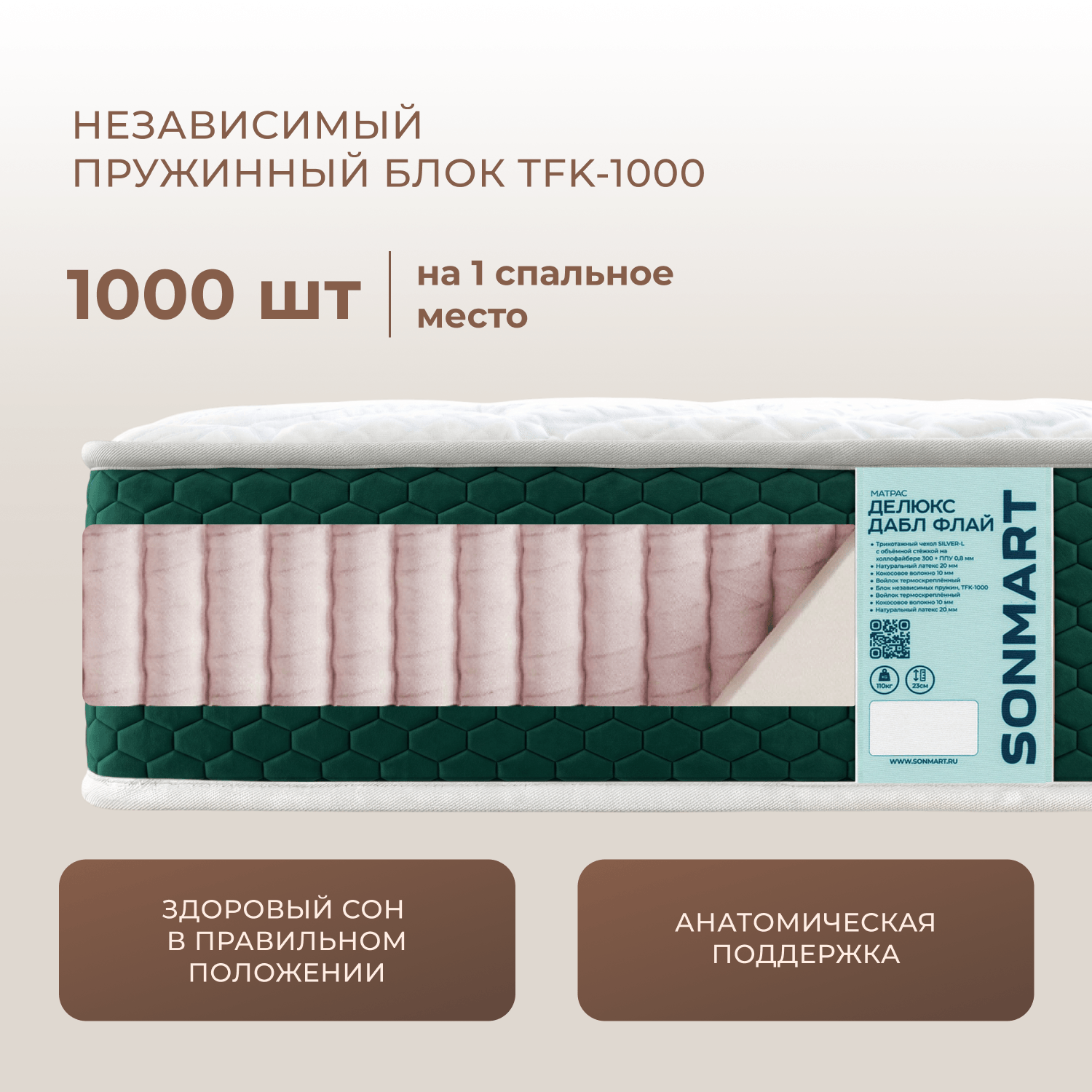 Фотографии Матрас ДЕЛЮКС ДАБЛ ФЛАЙ